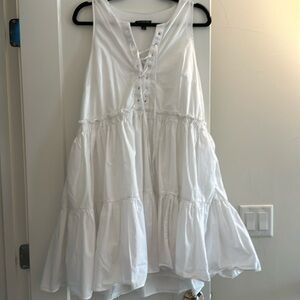 White jcrew dress
